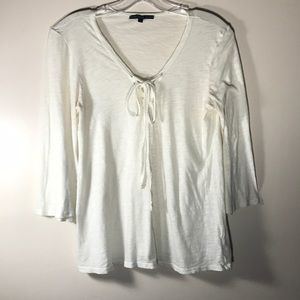 Truly Madly Deeply long sleeve top Cream S